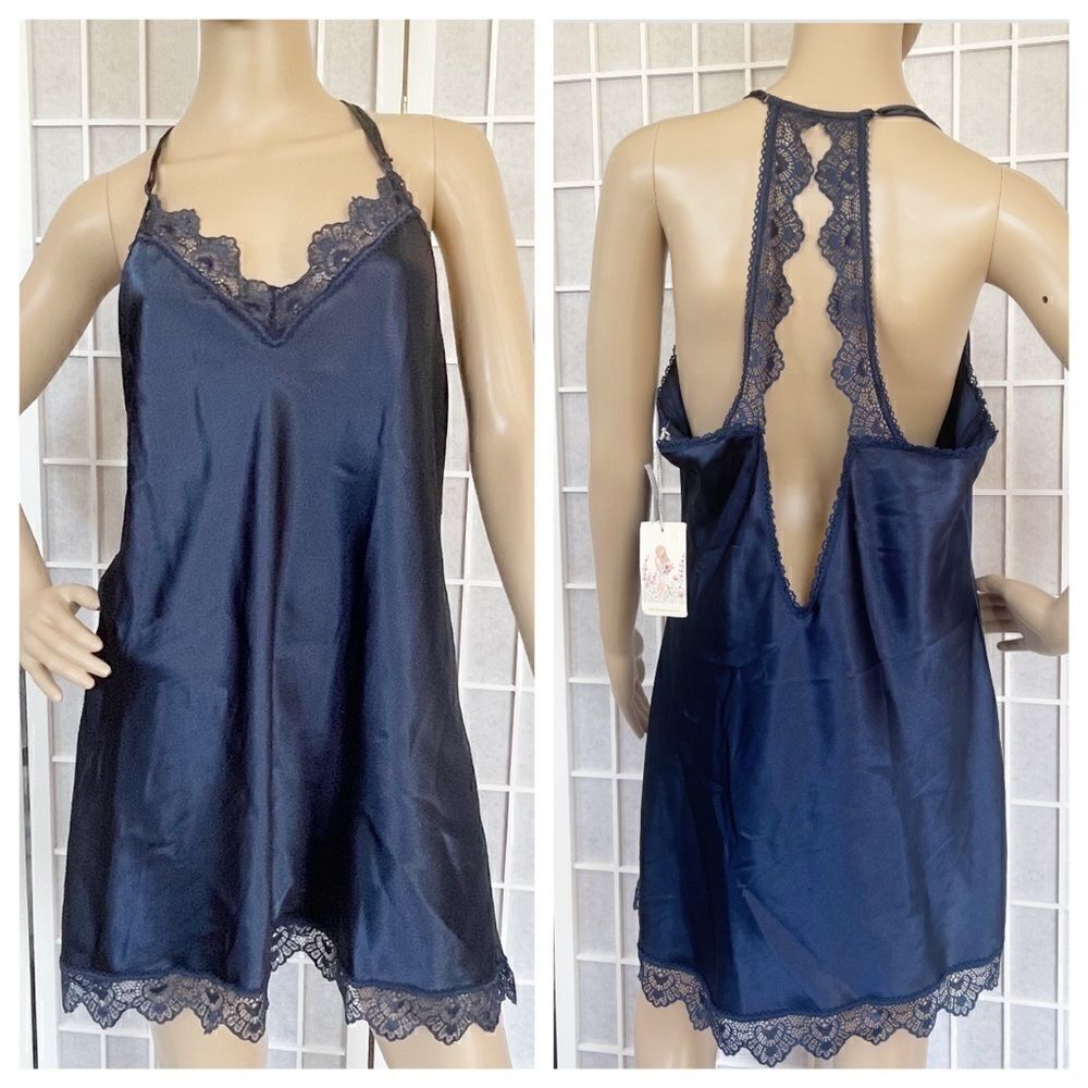 🆕 In Bloom by Jonquil Navy Sleepwear Size XXL